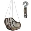 Van Der Leeden Rotan Hangstoel Fly Brown (L)66 X (B)65 X (H)49 Cm -Tuinmeubel Winkel 1000098803