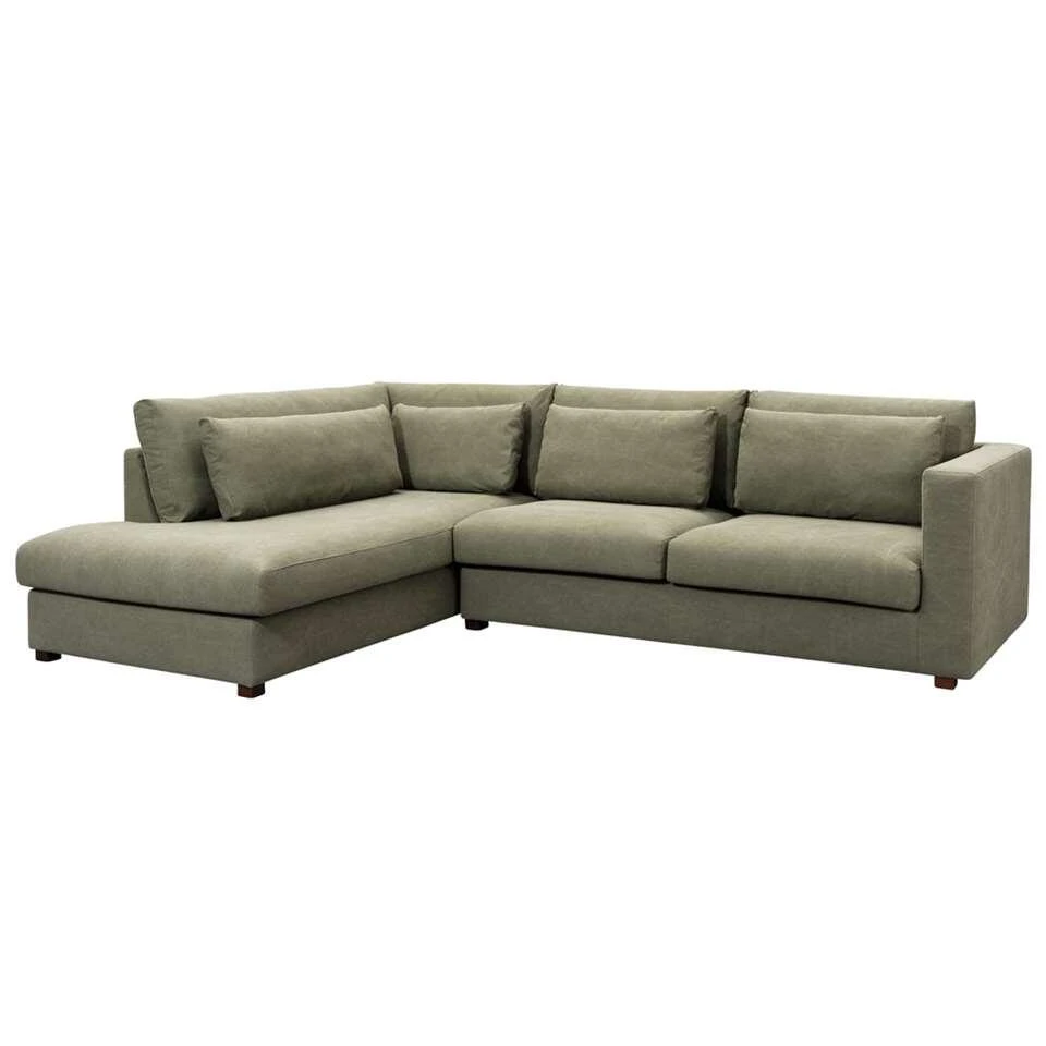 UMIX Hoekbank Chelsea Bavo - Olijfgroen 4 UMIX Hoekbank Chelsea Bavo - Olijfgroen - Afbeelding 2