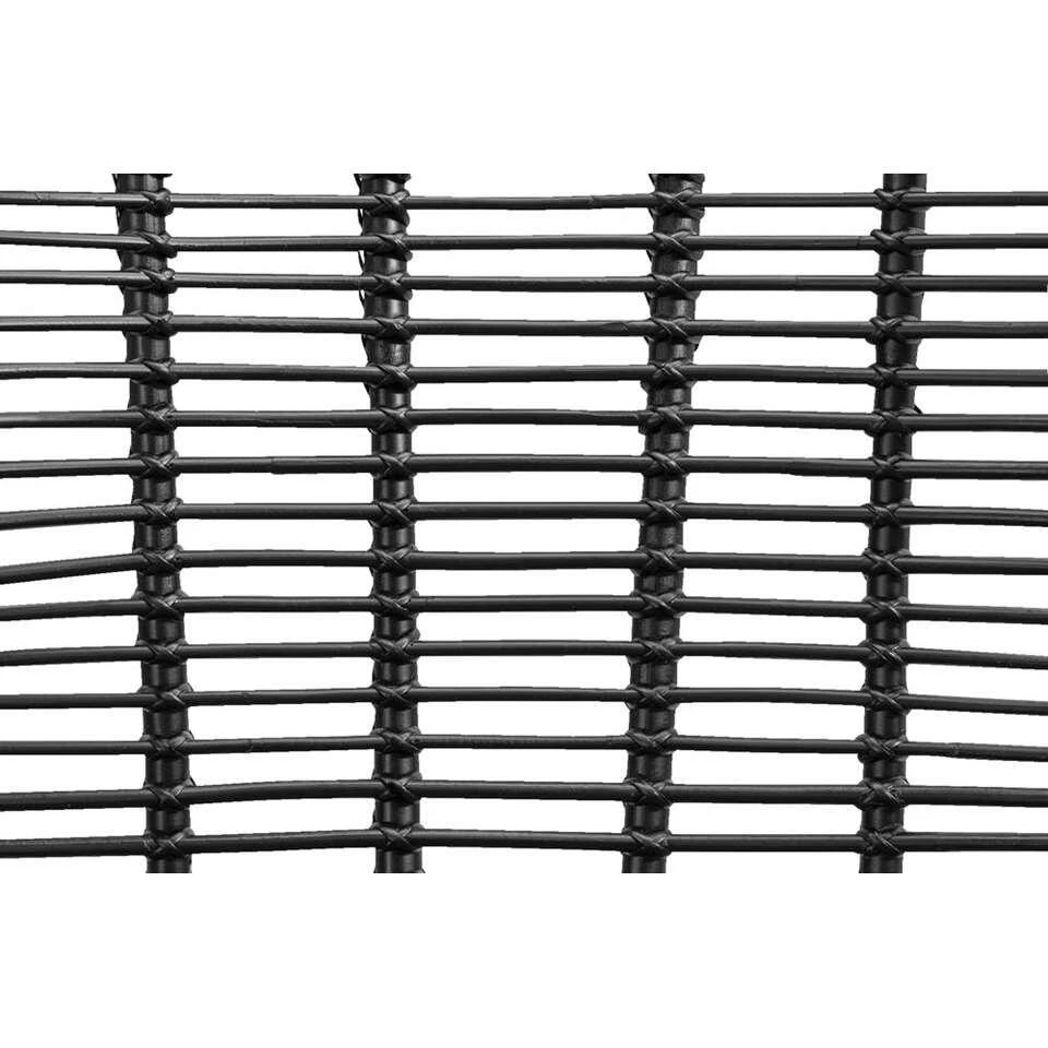 Fauteuil Jasmine - Rotan - Zwart 6 Fauteuil Jasmine - Rotan - Zwart - Afbeelding 4