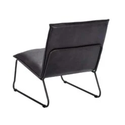 Fauteuil Cooper - Leatherlook - Grijs -Tuinmeubel Winkel 10207515 1200