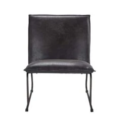 Fauteuil Cooper - Leatherlook - Grijs -Tuinmeubel Winkel 10207515 1300