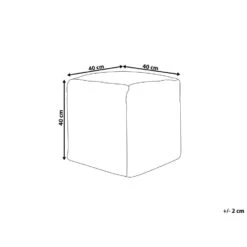 Beliani Poef PANDRAN - Zwart Katoen -Tuinmeubel Winkel 109977d402414c309fc2d4bd0ae5a647 1