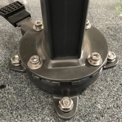 Garden Impressions Hawaii Zweefparasol Big Pole 350x350 Cm D. Grijs -Tuinmeubel Winkel 1125083479 0103