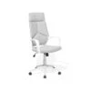 Beliani Bureaustoel DELIGHT - Grijs Polyester 1 Beliani Bureaustoel DELIGHT - Grijs Polyester -Tuinmeubel Winkel 1214057090