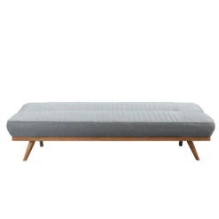 Slaapbank Lugano - Grijs/groen - 89x191x85 Cm -Tuinmeubel Winkel 12600460 0101