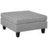 Beliani Ottomaan FEVIK - Grijs Polyester -Tuinmeubel Winkel 1310256990