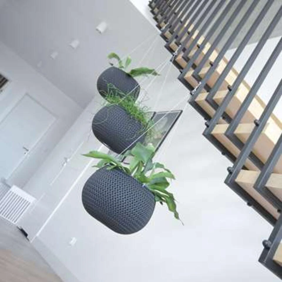 Prosperplast Prosperplats Bloempot Splofy Hangend - Taupe - Kunststof - 24 Cm 4 Prosperplast Prosperplats Bloempot Splofy Hangend - Taupe - Kunststof - 24 Cm - Afbeelding 2