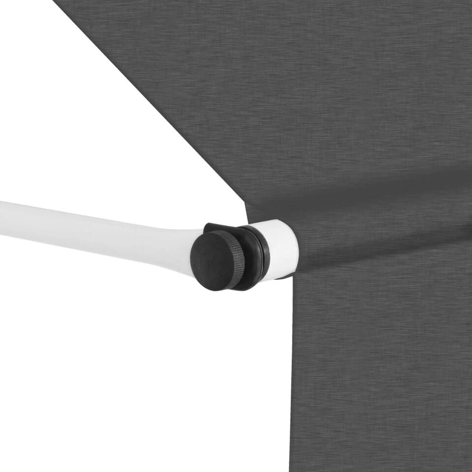 VidaXL Luifel Handmatig Uittrekbaar 250 Cm Antraciet 4 VidaXL Luifel Handmatig Uittrekbaar 250 Cm Antraciet - Afbeelding 2