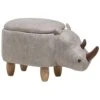 Beliani Dierenhocker RHINO - Grijs Kunstleer 2 Beliani Dierenhocker RHINO - Grijs Kunstleer -Tuinmeubel Winkel 1430307665