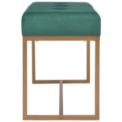 VidaXL Bankje 80 Cm Fluweel Groen 8 VidaXL Bankje 80 Cm Fluweel Groen -Tuinmeubel Winkel 146da52923ed410ea75aebe79c8011d1