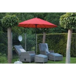 Garden Impressions Parasol Manilla 250 Cm - Taupe 7 Garden Impressions Parasol Manilla 250 Cm - Taupe -Tuinmeubel Winkel 1526689113 0103