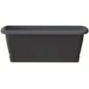 Prosperplast Plantenbak Respana - Antraciet - Met Onderzetter - 39 Cm 2 Prosperplast Plantenbak Respana - Antraciet - Met Onderzetter - 39 Cm -Tuinmeubel Winkel 1550765558