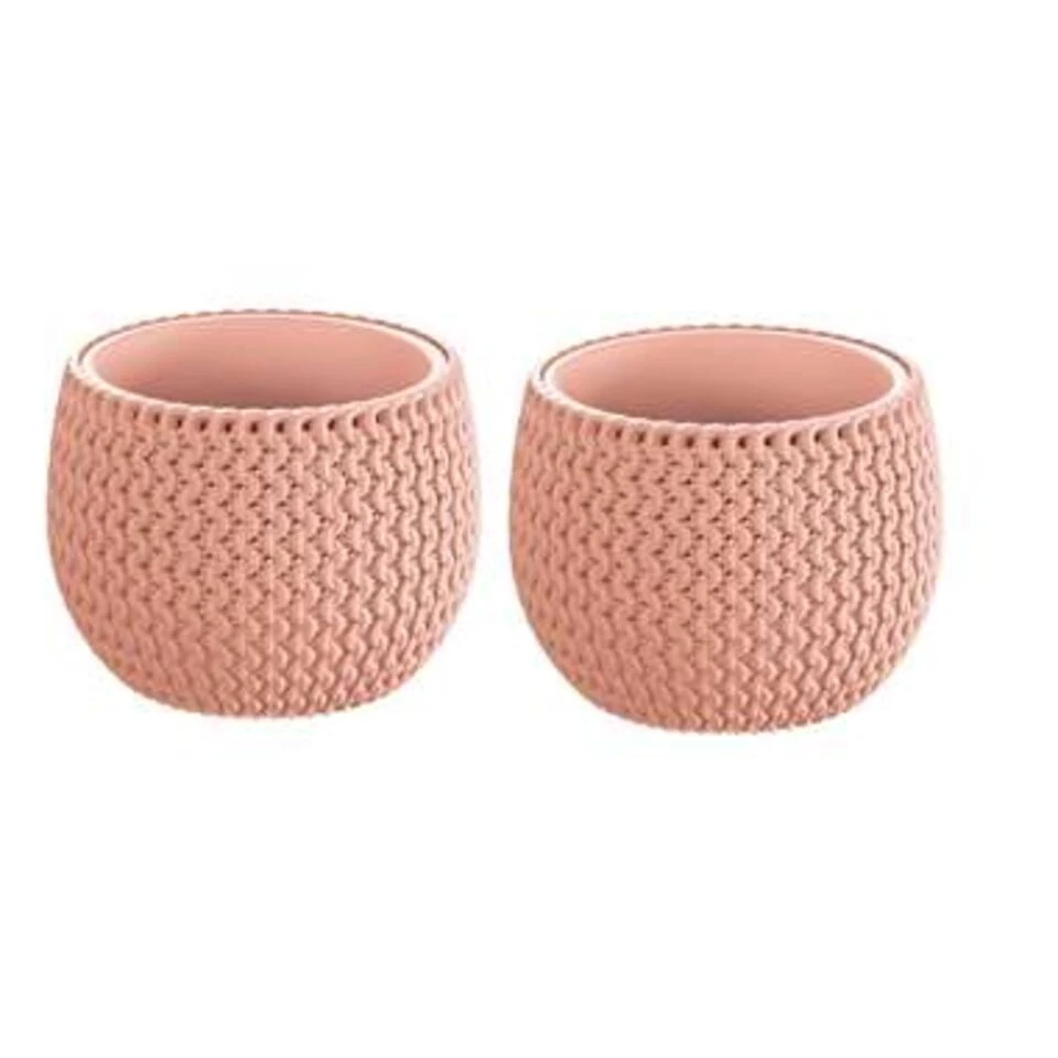 Prosperplast Bloempot Splofy - Roze - Kunststof - 18 Cm 4 Prosperplast Bloempot Splofy - Roze - Kunststof - 18 Cm - Afbeelding 2