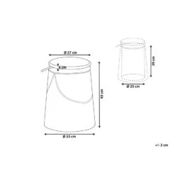 Beliani Poef APACHE - Beige Kunstlinnen -Tuinmeubel Winkel 172673cd29e24dfc81060f74ff575324