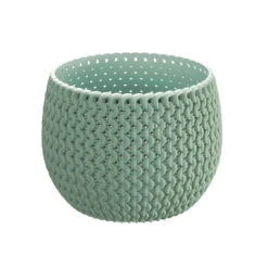 Prosperplast Bloempot Splofy - Mintgroen - Kunststof - 18 Cm