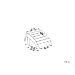 Beliani Voetenbankje ADIRONDACK - Grijs Kunsthout -Tuinmeubel Winkel 1cb65d89849d4e14a3c2ea8858ffd361
