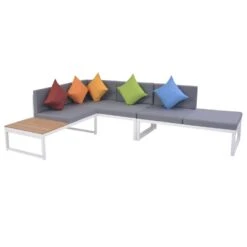 VidaXL 5-delige Loungeset Met Kussens Aluminium En HKC -Tuinmeubel Winkel 28b02a23d8ad4ddfb197f95ffa0afb9b