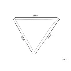 Beliani Schaduwdoek LUKKA - Grijs Polyester -Tuinmeubel Winkel 29372ec26a3b4968bce51462cdaf12af