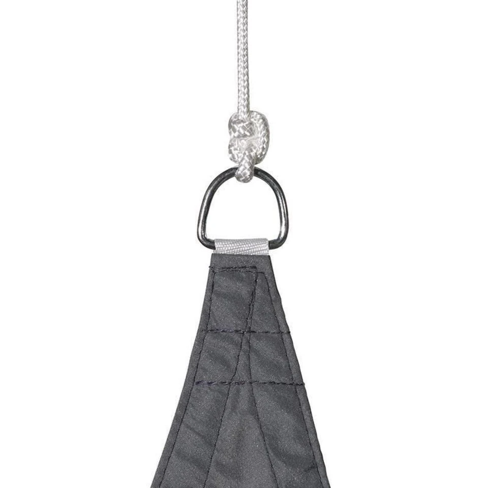 Hesperide Schaduwdoek Curacao - Driehoekig - Grijs - 4x4m 4 Hesperide Schaduwdoek Curacao - Driehoekig - Grijs - 4x4m - Afbeelding 2