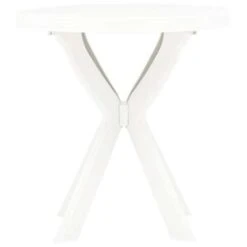 VidaXL Bistrotafel Ø70 Cm Kunststof Wit -Tuinmeubel Winkel 2c1d4890adb84c4f9d15008e3607b01f