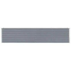 VidaXL Plantenbak Verhoogd 320x40x45 Cm Gegalvaniseerd Staal Grijs -Tuinmeubel Winkel 31983c9773eb422eb3e3ea814e38f6dc