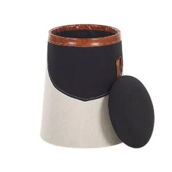 Beliani Poef APACHE - Beige Kunstlinnen -Tuinmeubel Winkel 33eb08c4c9b944698534d1165f0ff4aa