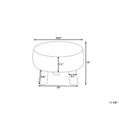Beliani Hocker MUNDRA - Grijs Katoen 9 Beliani Hocker MUNDRA - Grijs Katoen -Tuinmeubel Winkel 350dd26b8fed47afa4c273c4a85ac1d1