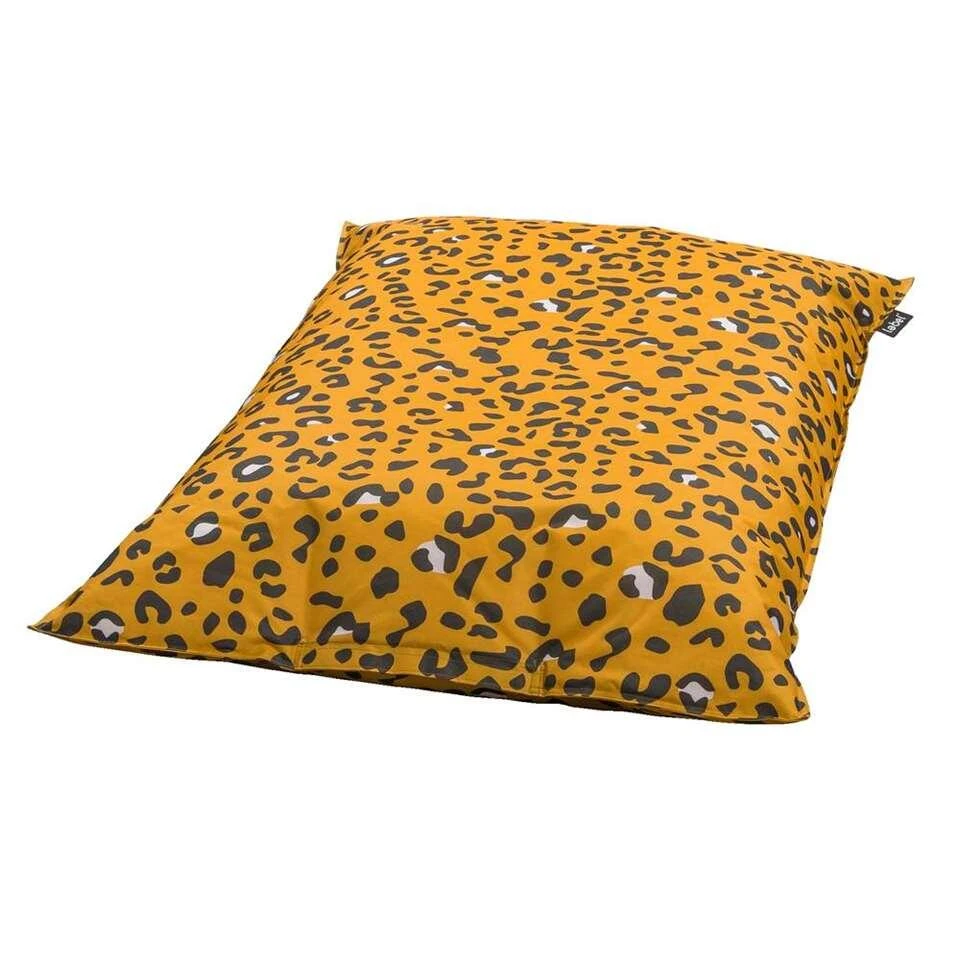 Lebel Zitzak Leopard - Oker - 100x150 Cm 5 Lebel Zitzak Leopard - Oker - 100x150 Cm - Afbeelding 3