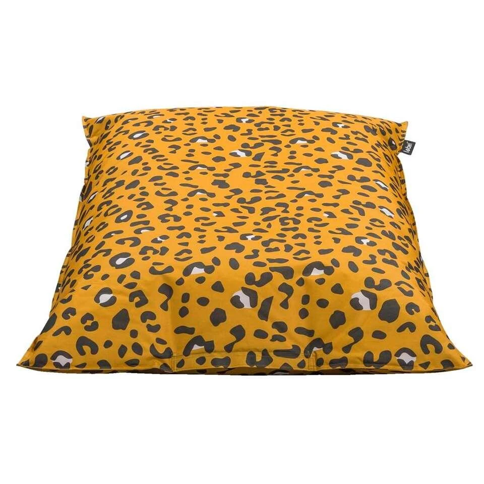 Lebel Zitzak Leopard - Oker - 100x150 Cm 6 Lebel Zitzak Leopard - Oker - 100x150 Cm - Afbeelding 4