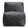 Loungestoel Leopard Lebel - Antraciet - 75x55x60 Cm
