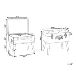 Beliani Hocker MALLARD - Zwart Fluweel 9 Beliani Hocker MALLARD - Zwart Fluweel -Tuinmeubel Winkel 3cac54fa497f4a2ea5dda0059b23d4e5