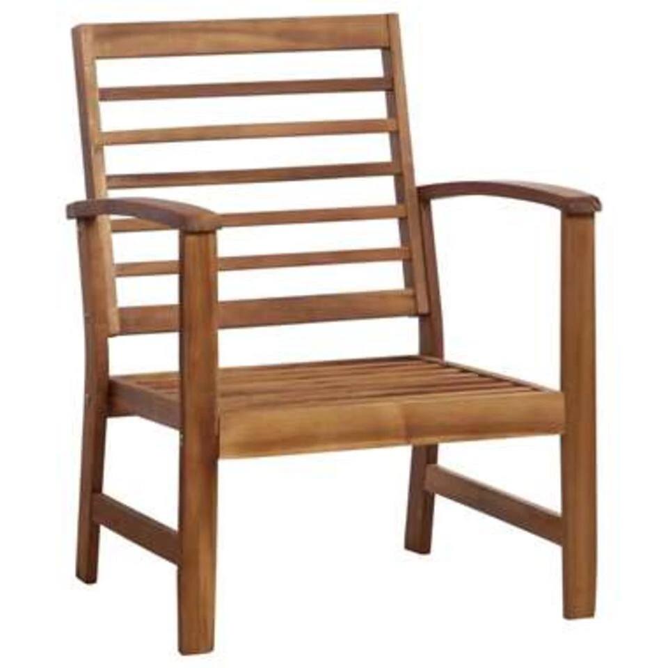 VidaXL 4-delige Loungeset Massief Acaciahout 100x50x33 Cm 6 VidaXL 4-delige Loungeset Massief Acaciahout 100x50x33 Cm - Afbeelding 4