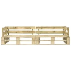 VidaXL 2-delige Loungeset Pallet Met Grijze Kussens Grenenhout -Tuinmeubel Winkel 4f92ad2c757e4e19aef7f528672c600f