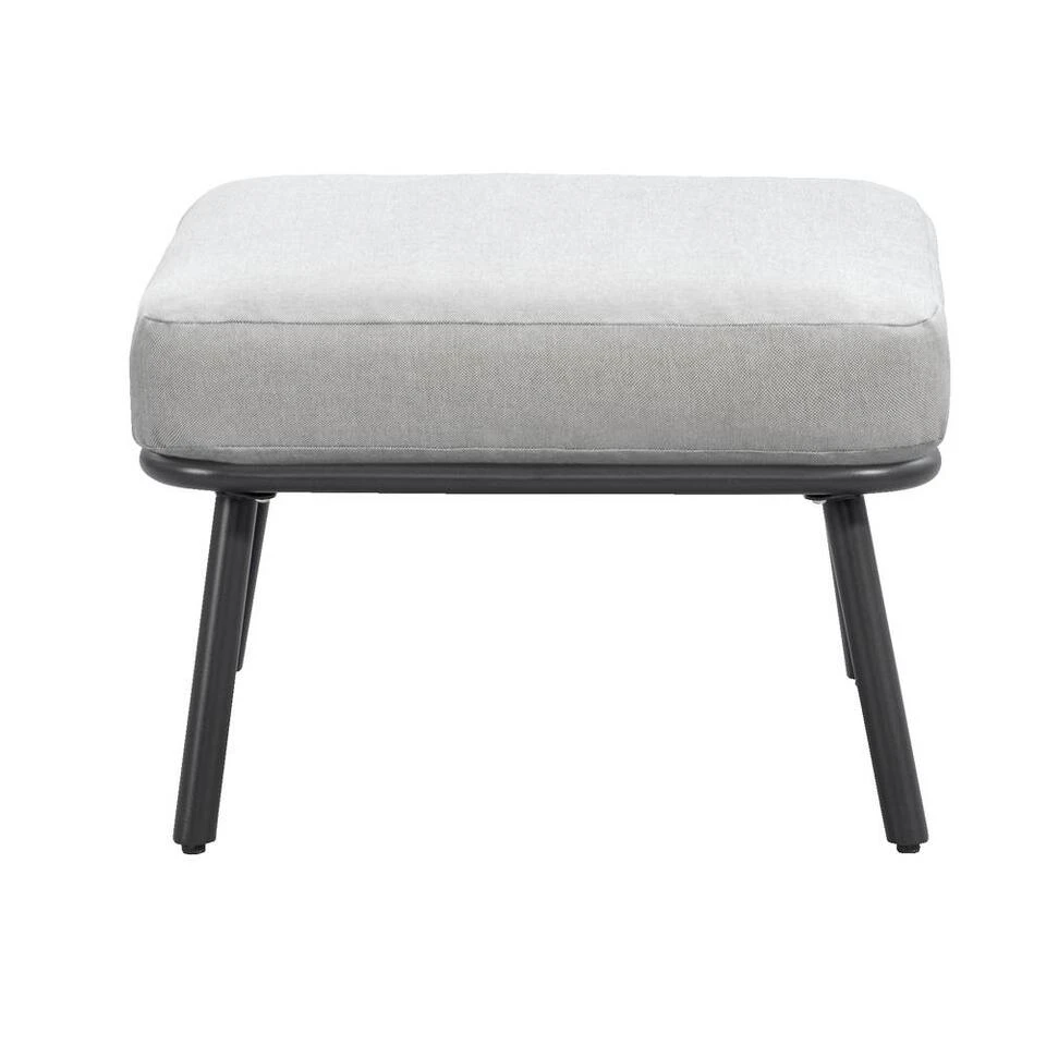 Hocker Almeria - Antraciet - 30x60x60 Cm 4 Hocker Almeria - Antraciet - 30x60x60 Cm - Afbeelding 2