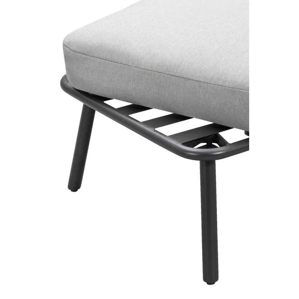 Hocker Almeria - Antraciet - 30x60x60 Cm 6 Hocker Almeria - Antraciet - 30x60x60 Cm - Afbeelding 4