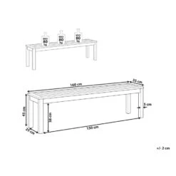 Beliani Tuinbank TUSCANIA - Donkere Houtkleur Eucalyptushout 8 Beliani Tuinbank TUSCANIA - Donkere Houtkleur Eucalyptushout -Tuinmeubel Winkel 51814f6ded834b38b772ea3aa8bcce3b