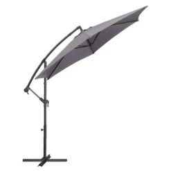 Le Sud Zweefparasol Brava - Antraciet - Ø300 Cm 8 Le Sud Zweefparasol Brava - Antraciet - Ø300 Cm -Tuinmeubel Winkel 52304575 0610