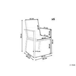 Beliani Tuinstoel BUSSETO - Zwart Aluminium -Tuinmeubel Winkel 551baac97a19409c96aa269ccaa9f0c5