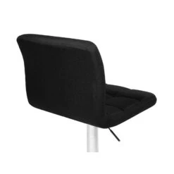 Beliani Barkruk MARION - Zwart Polyester -Tuinmeubel Winkel 579e2e9fea484d3a9c1ea061621fb1f2