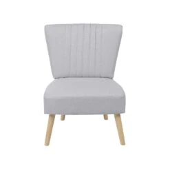 Beliani Fauteuil VAASA - Grijs Polyester -Tuinmeubel Winkel 58613c468bfb472cb55437863636d04a