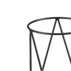 Mica Decorations Bloempot Plantenstandaard/verhoger - Zwart - D11 X H12 Cm -Tuinmeubel Winkel 6071b1167e6145c6a69ff246f260c242