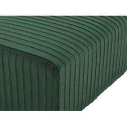 Beliani Hocker PATERSON - Groen Fluweel -Tuinmeubel Winkel 61ea7c7235f34225af668b8984d7d909