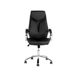 Beliani Bureaustoel FORMULA - Zwart Kunstleer -Tuinmeubel Winkel 719a4e30d65142ebb07f50ee71f601b6