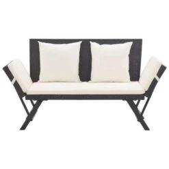 VidaXL Tuinbank Met Kussens 176 Cm Poly Rattan Zwart 8 VidaXL Tuinbank Met Kussens 176 Cm Poly Rattan Zwart -Tuinmeubel Winkel 7b0f4fed603a4033baa58e3ab63907fd