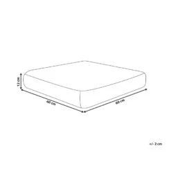 Beliani Poef CLONE - Geel Katoen -Tuinmeubel Winkel 808e12ce22f14299b6ee01de9eb97c7a