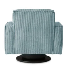 Draaifauteuil Stuttgart Met Armleuning - Ribcord - Ijsblauw/grijs 9 Draaifauteuil Stuttgart Met Armleuning - Ribcord - Ijsblauw/grijs -Tuinmeubel Winkel 81004591 0901