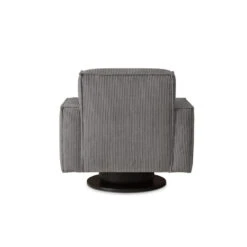 Draaifauteuil Stuttgart Met Armleuning - Ribcord - Antraciet -Tuinmeubel Winkel 81004593 0900