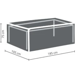 Outdoor Covers Premium Hoes Voor Tuintafel - 180 Cm -Tuinmeubel Winkel 81010512 0200