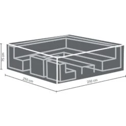 Outdoor Covers Premium Hoes Voor Loungeset - 75x250x250 Cm 8 Outdoor Covers Premium Hoes Voor Loungeset - 75x250x250 Cm -Tuinmeubel Winkel 81010516 0200