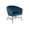 Fauteuil Belfast - Fluweel - Navy Blauw -Tuinmeubel Winkel 81020416